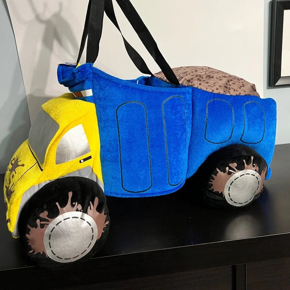 3D Plush Light-up I Want to Be Dump Truck Construction Halloween Costume New Boy